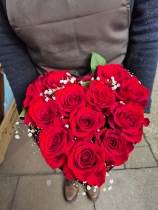 Rose Heart Hat Box Large